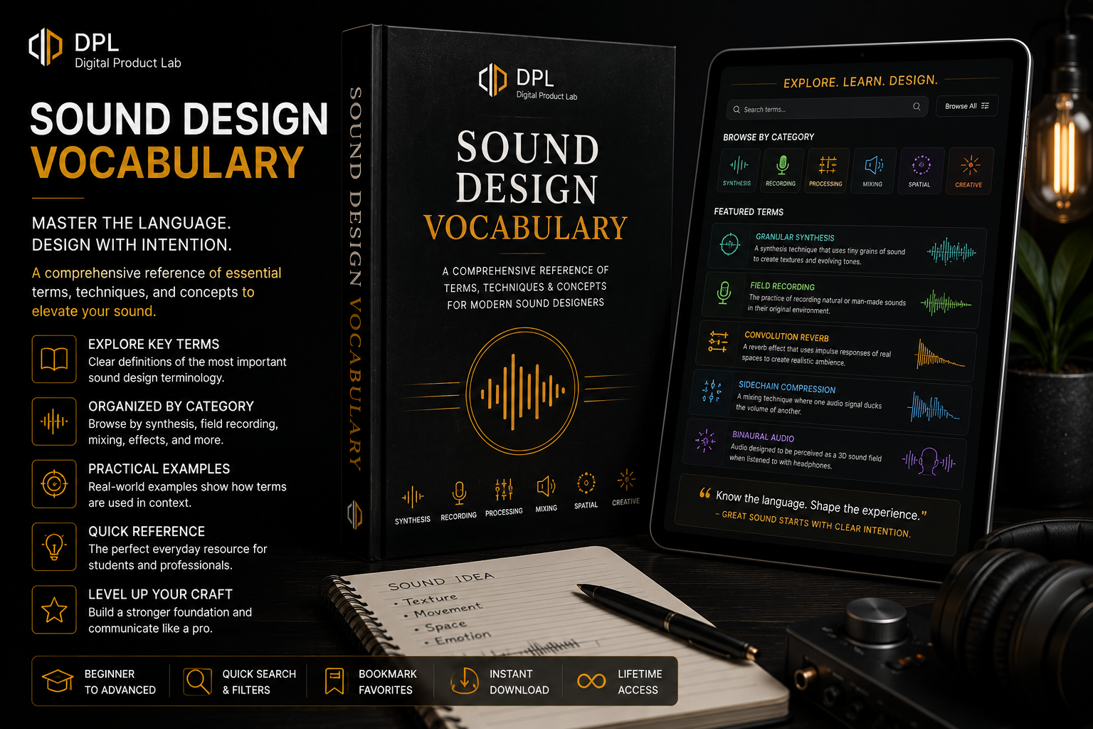 Sound Design Vocabulary