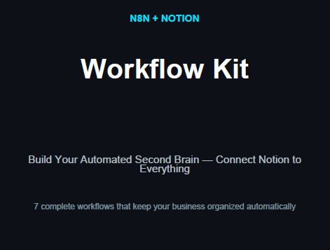 4. n8n Notion Workflow Kit