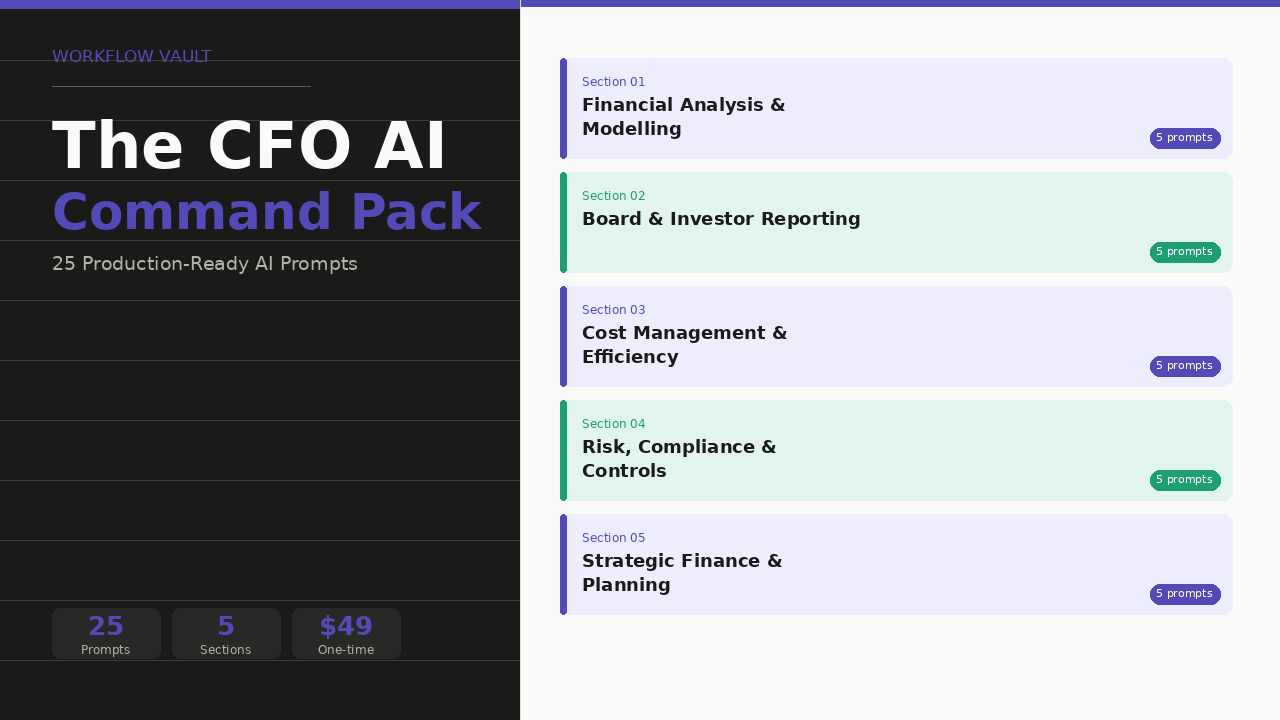 CFO AI Command Pack