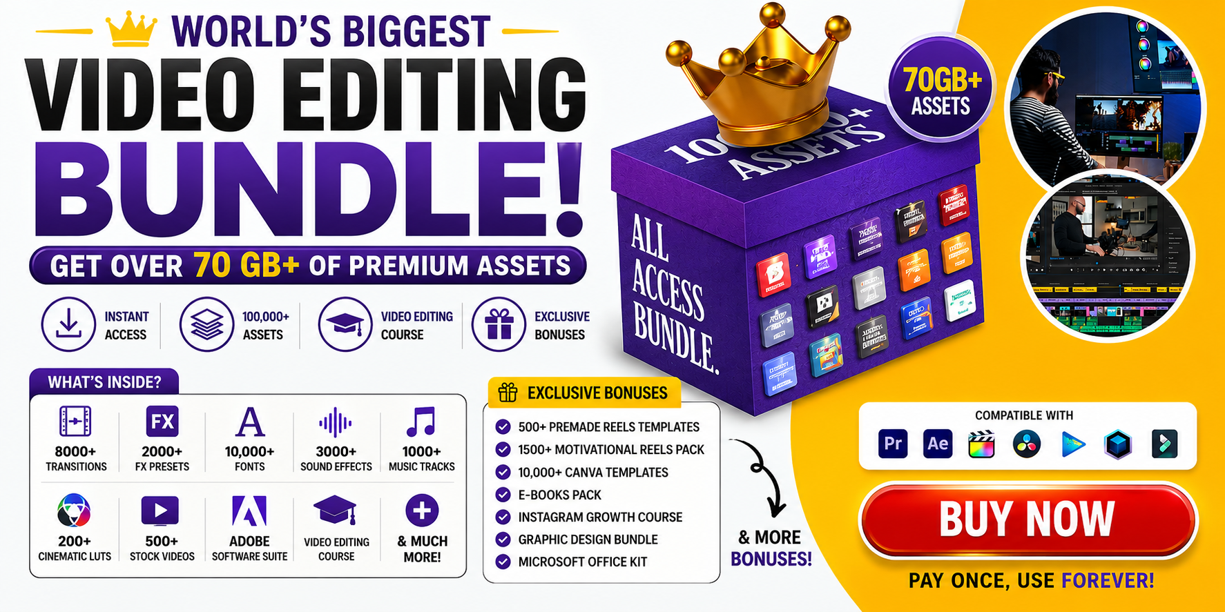 World’s Biggest Video Editing Bundle!