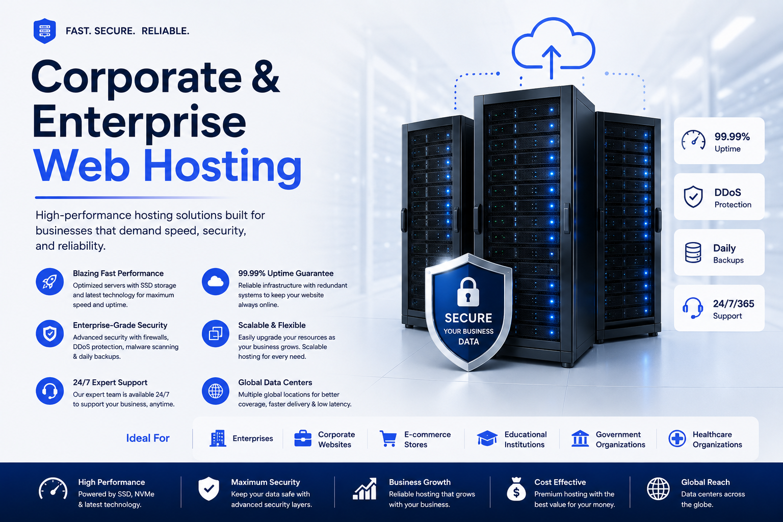 Corporate & Enterprise Web Hosting Packages