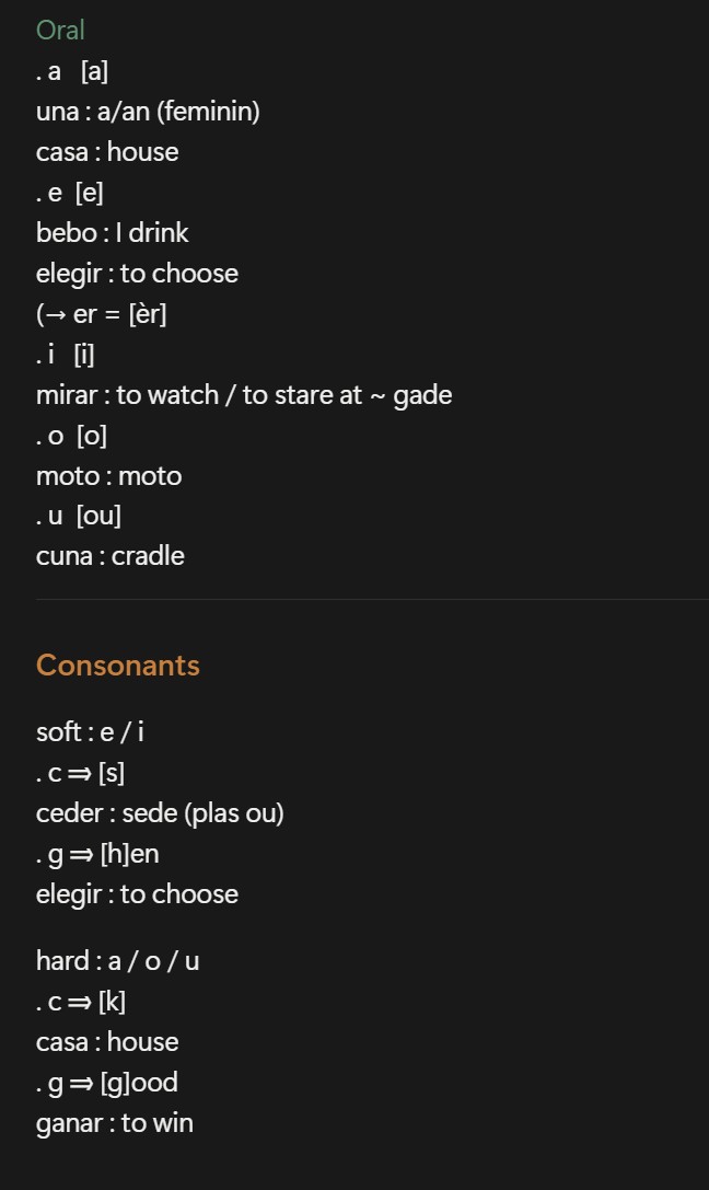 🇪🇸 Spanish lessons