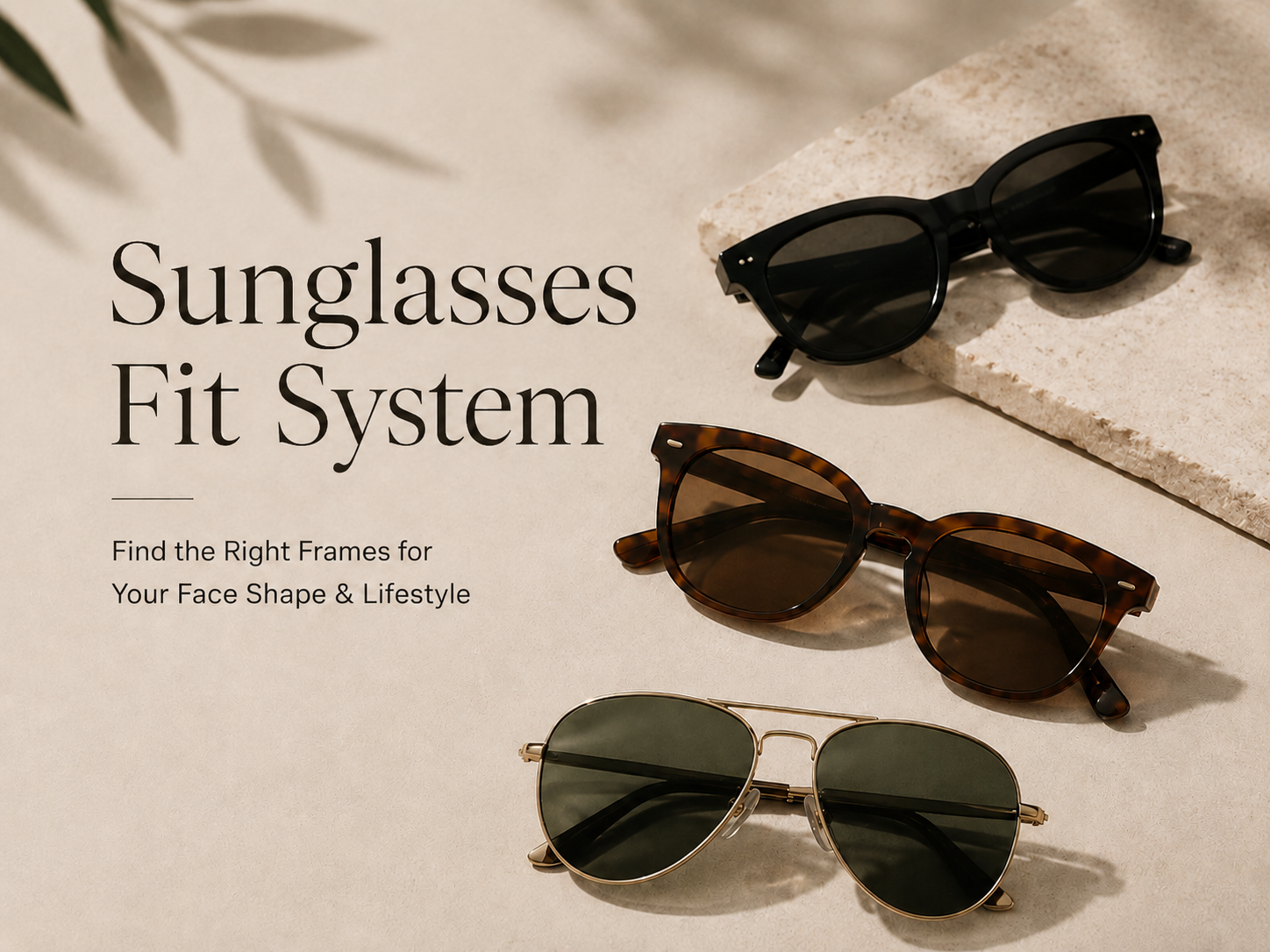 Sunglasses Fit System