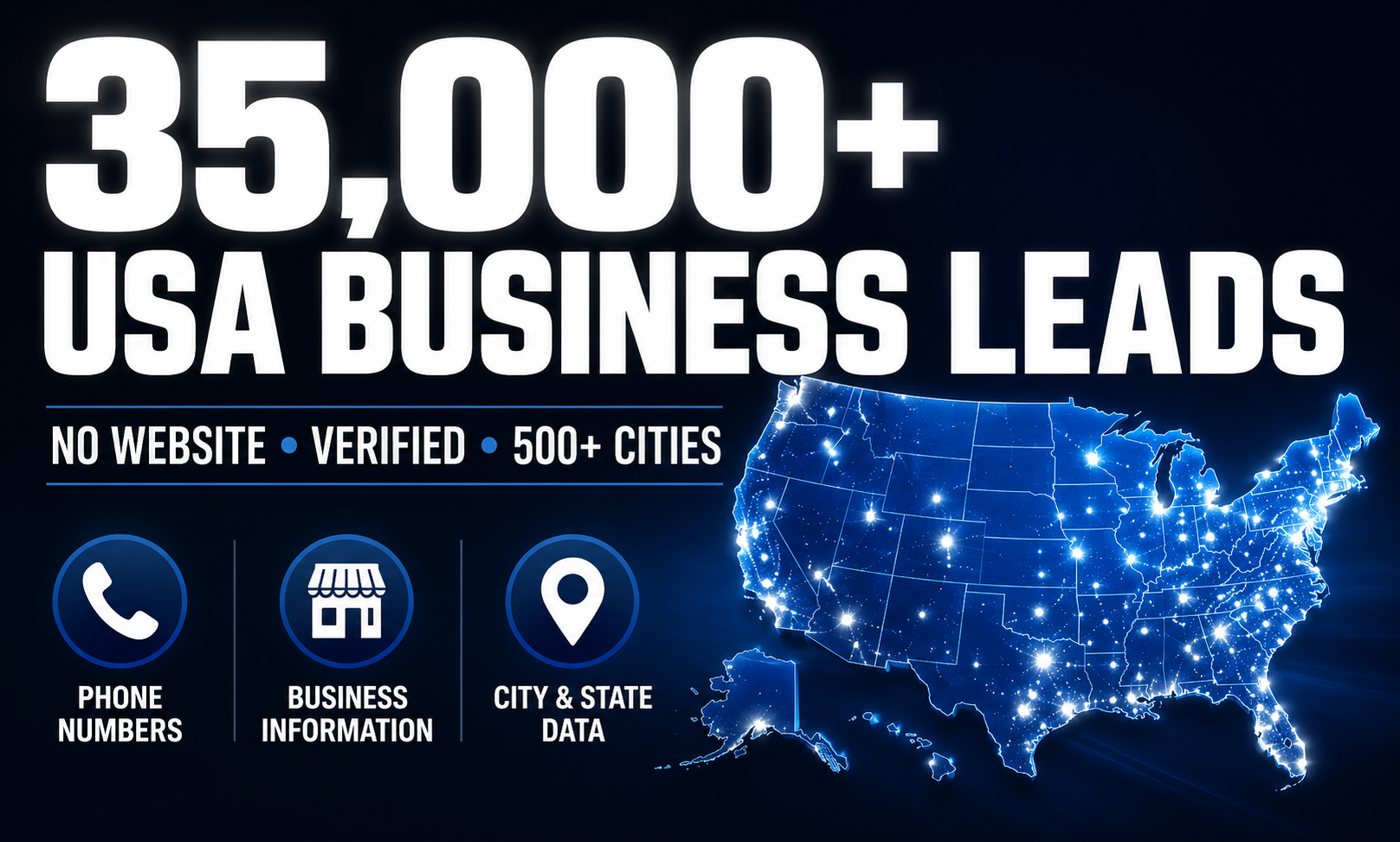  USA Business Leads Vault - 35K+ No Website