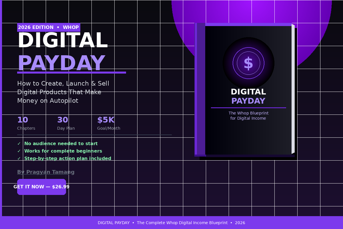 "Digital Payday" How to Create, Launch & Sell Products That Make Money on Autopi
