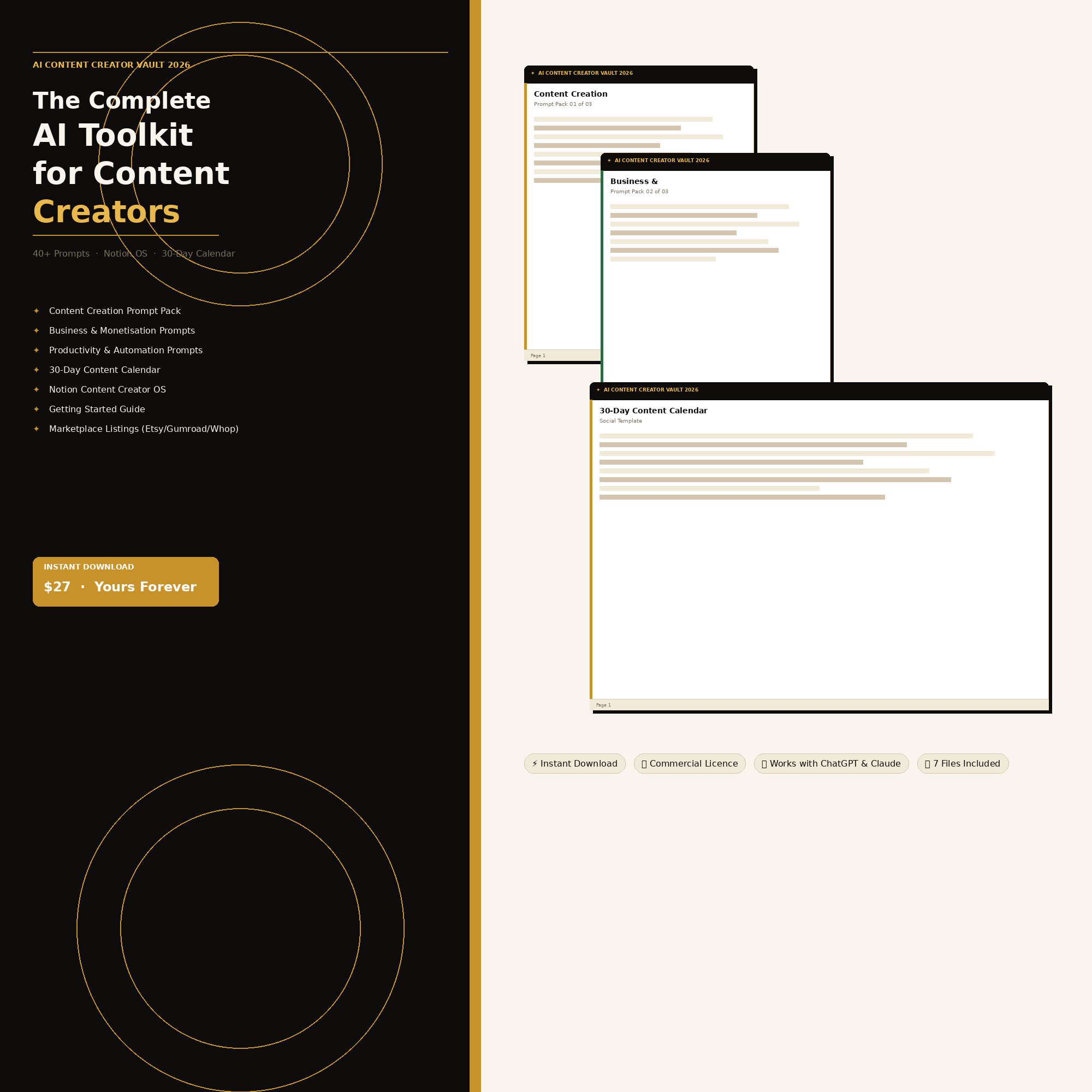 AI Content Creator Vault 2026