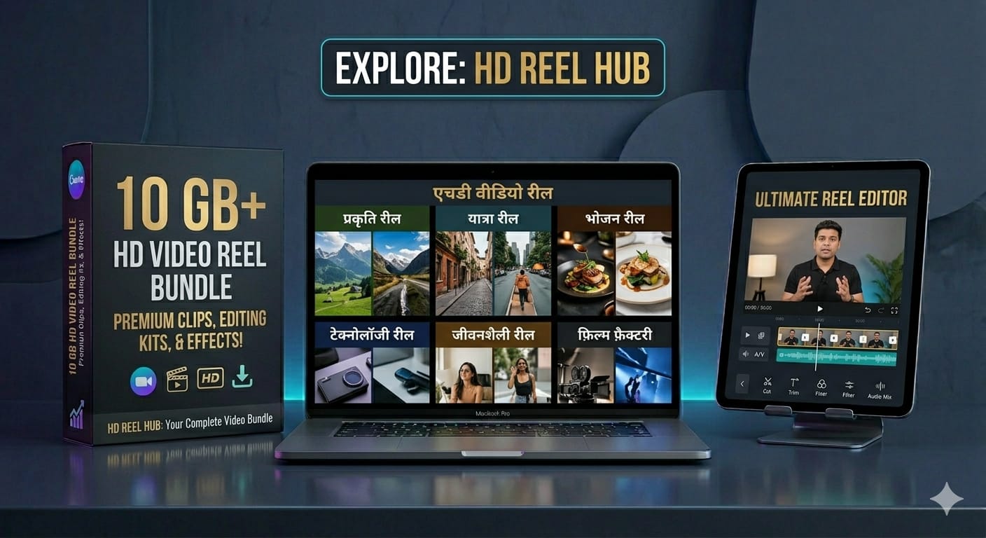 10GB+ Premium HD Video Reels Ultimate Bundle – 2,000+ No-Watermark Viral Videos