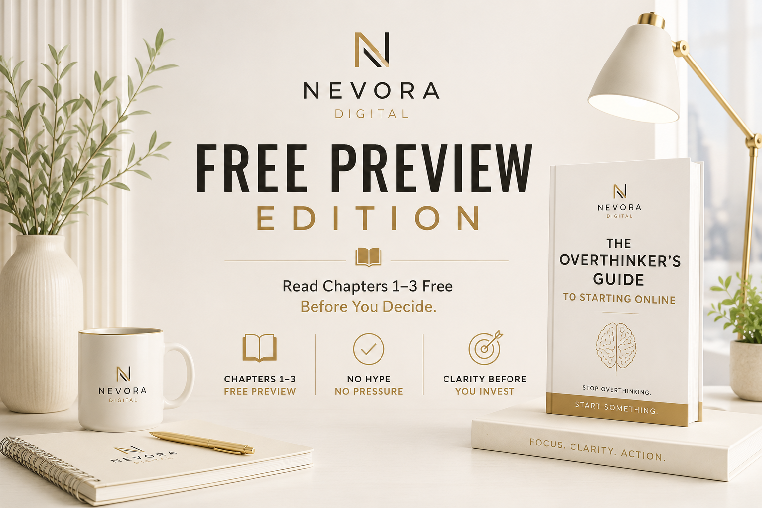 The Overthinker's Guide to Starting Online — Free Preview