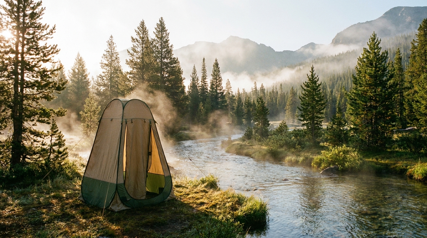 Portable Outdoor Folding Shower Tent