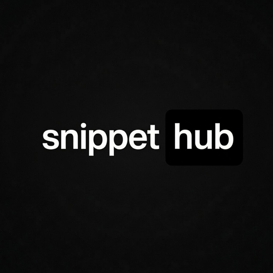 Snippet Hub