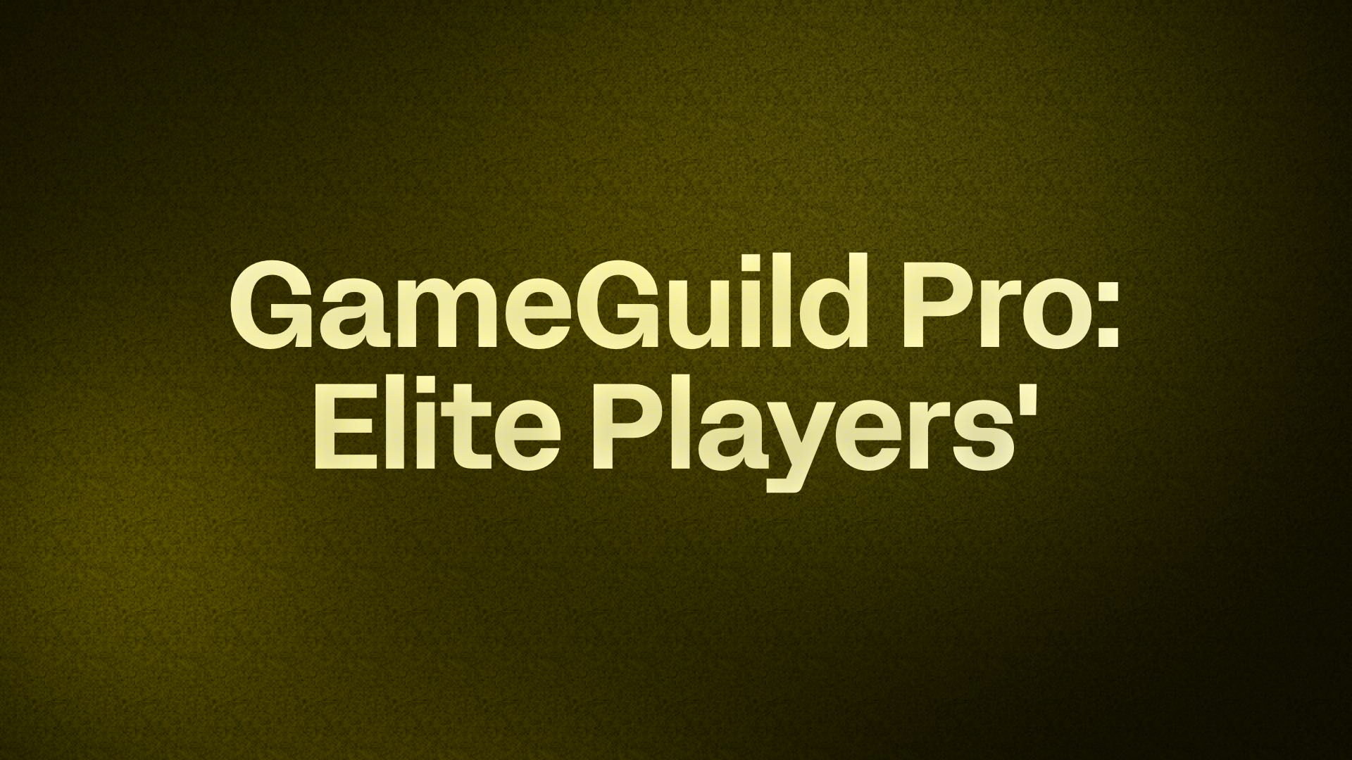 GameGuild Pro: Speedrun Lab