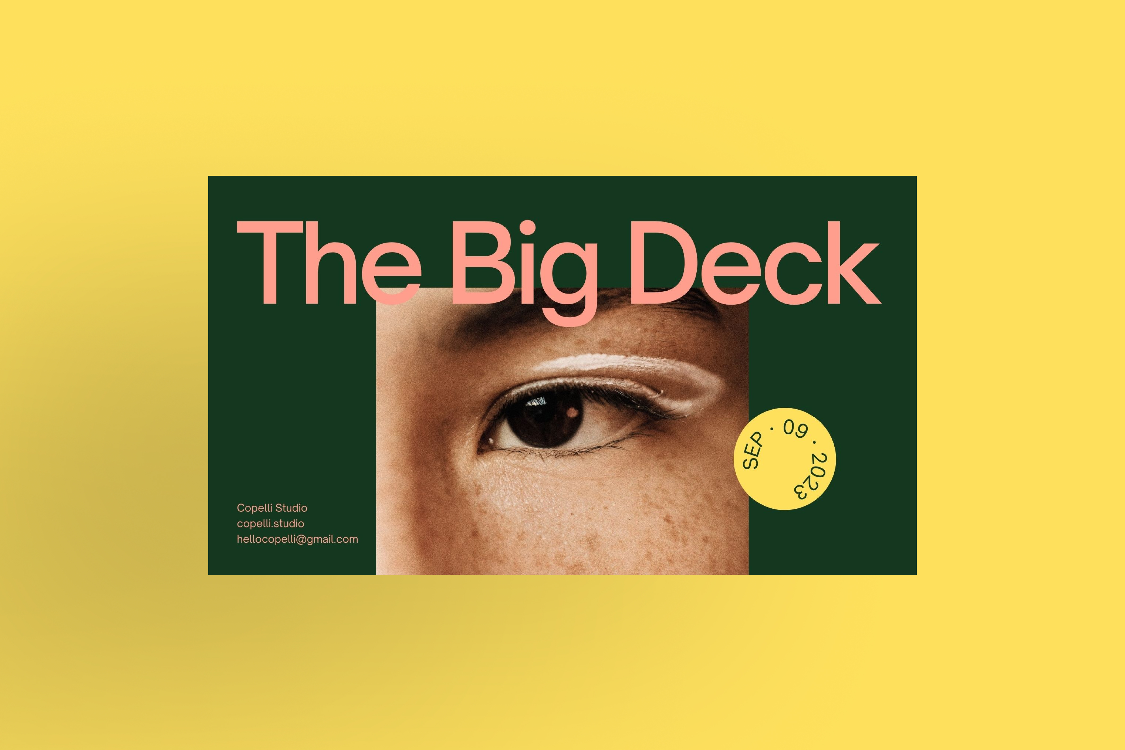 The Big Deck Pitch Deck Template
