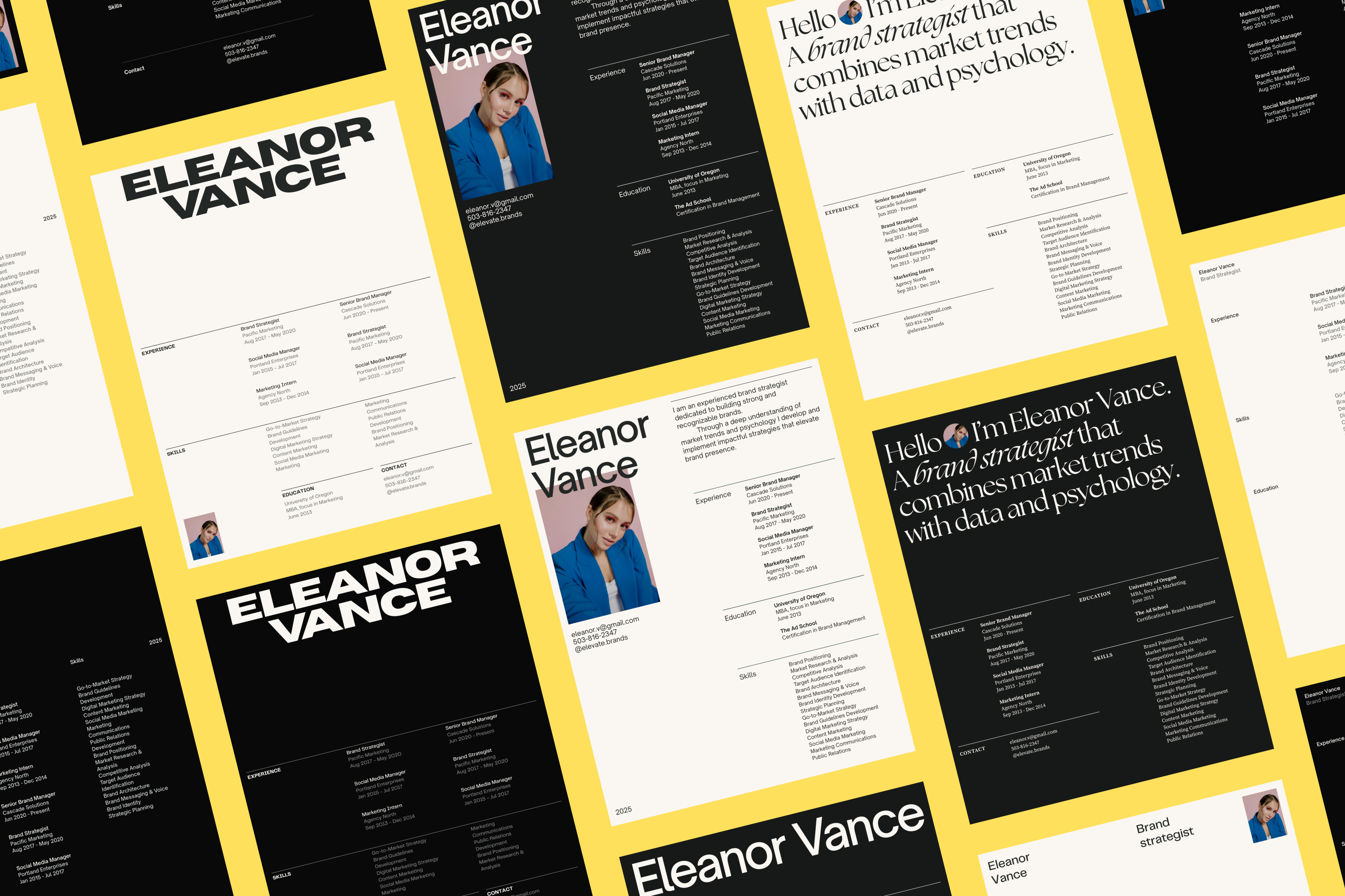 Minimalist Canva Resume Template