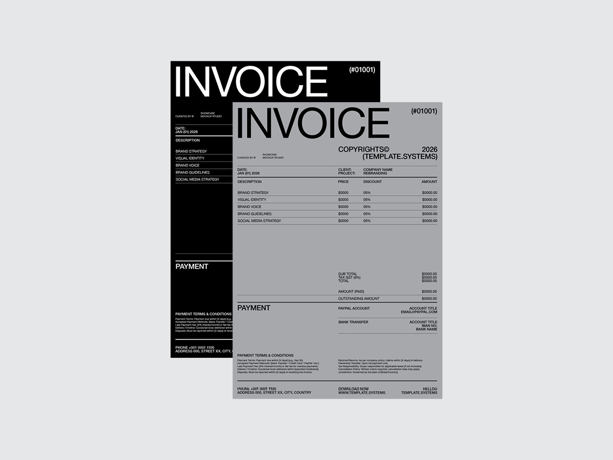 Invoice - Template 001