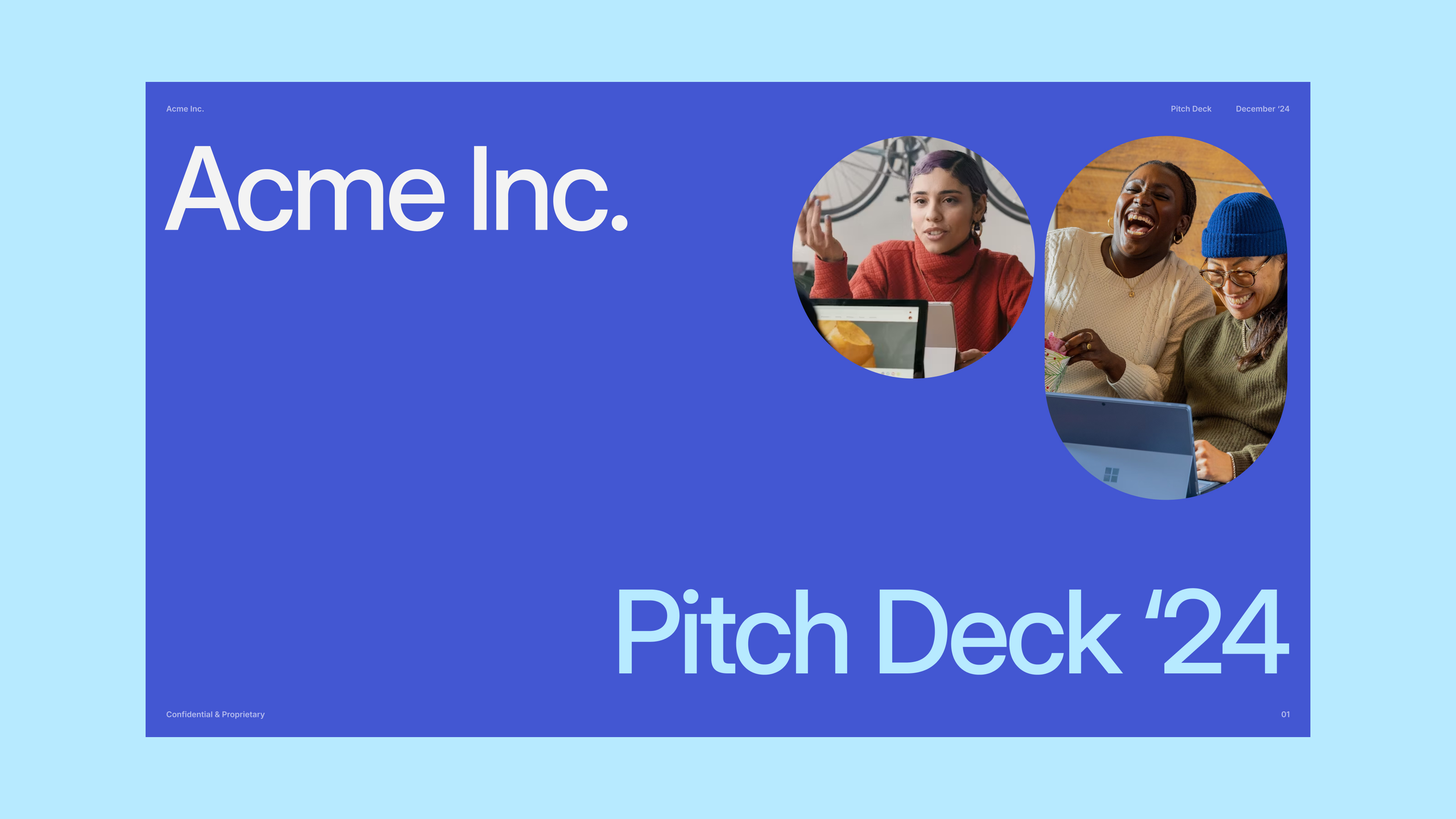 Pitch Deck Template #1