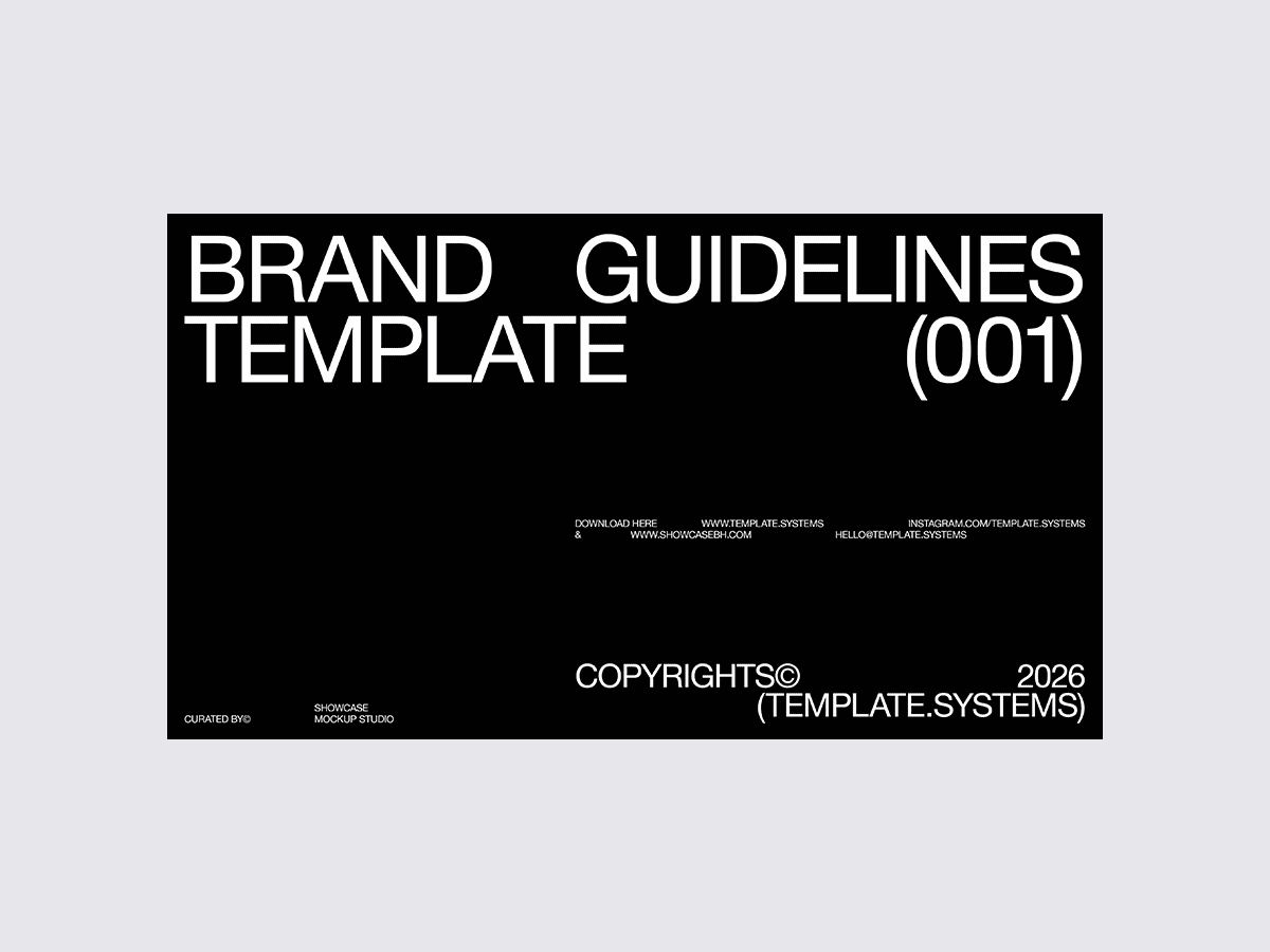 Brand Guidelines - Presentation Template 001