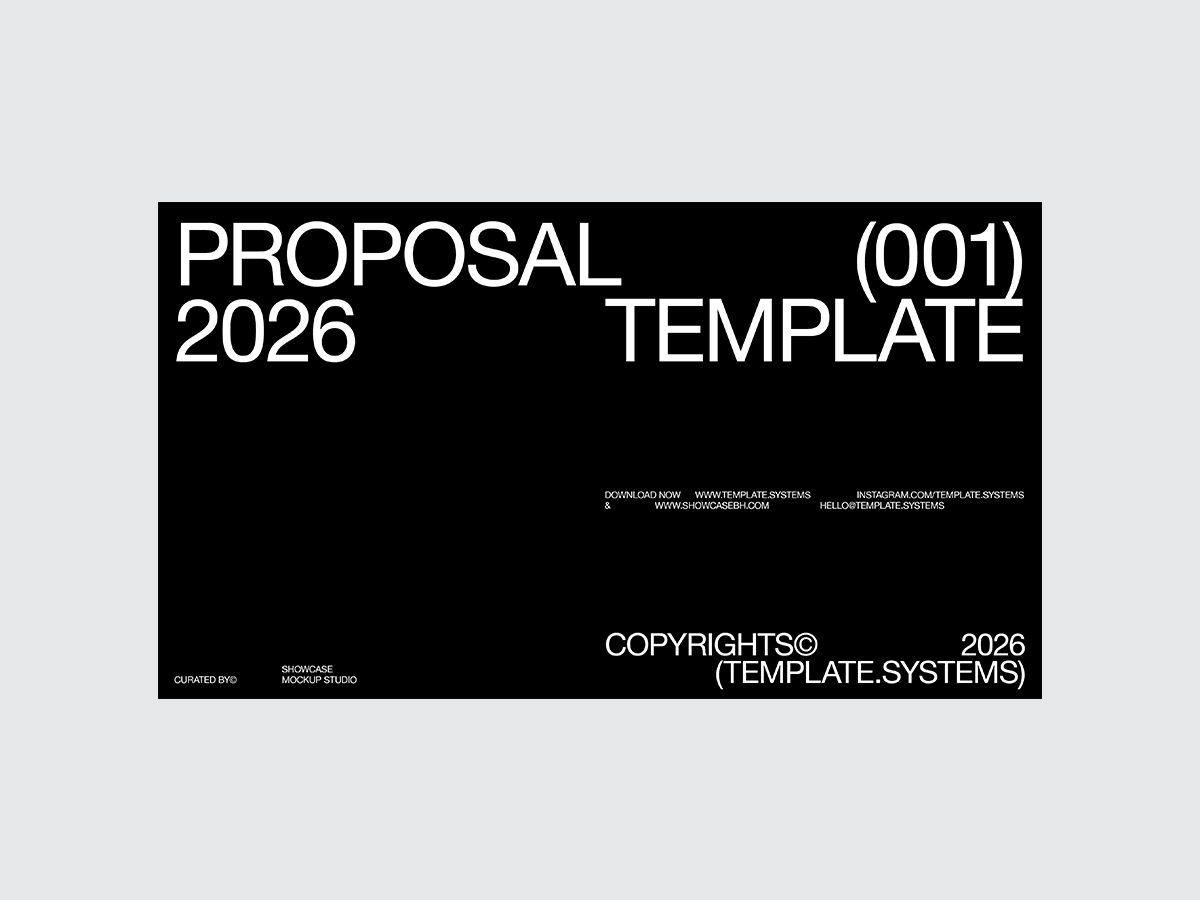 Proposal - Presentation Template 001
