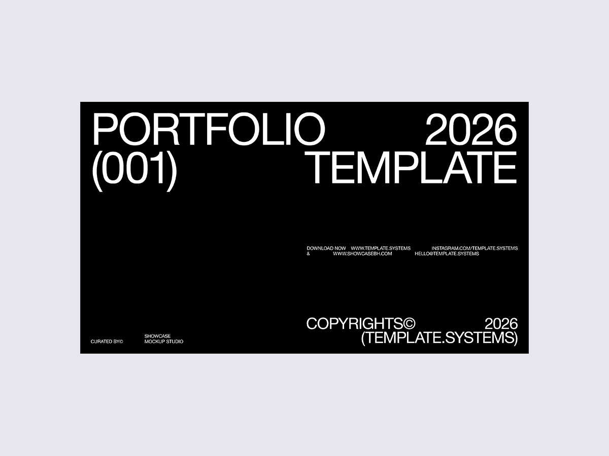 Portfolio - Presentation Template 001
