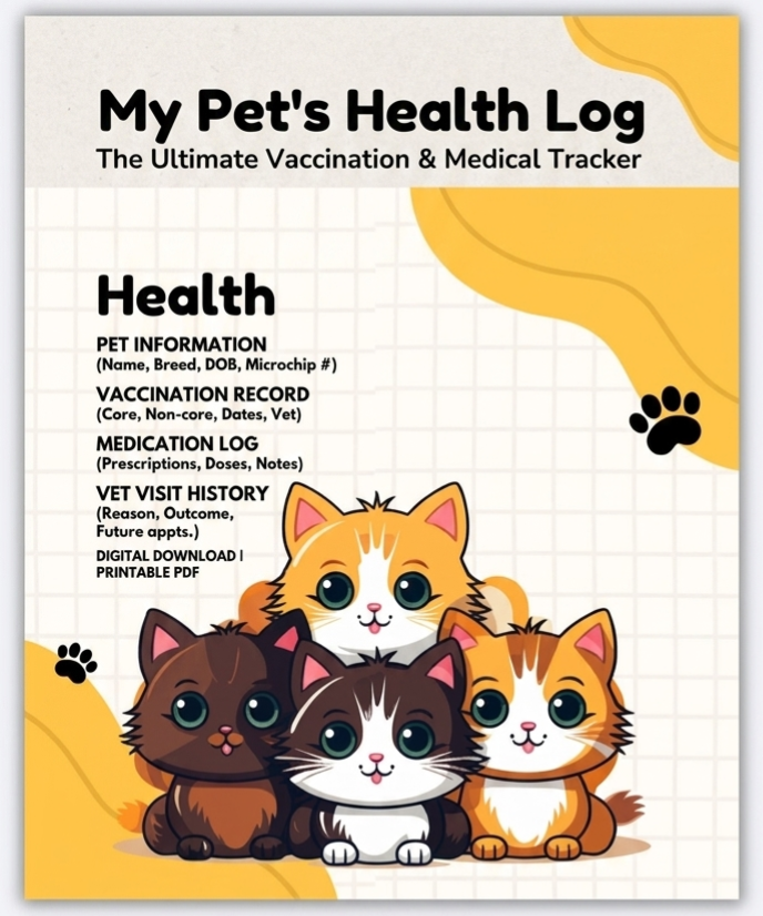 The Ultimate Printable Pet Health Tracker
