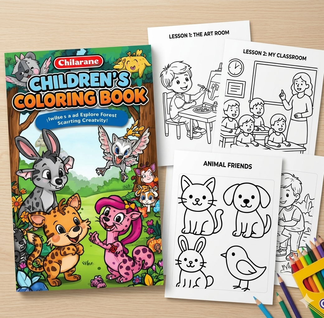 Fun Forest Adventures Coloring Book
