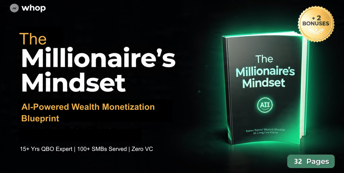 The Millionaire's Mindset: AI Asset Monetization Blueprint.