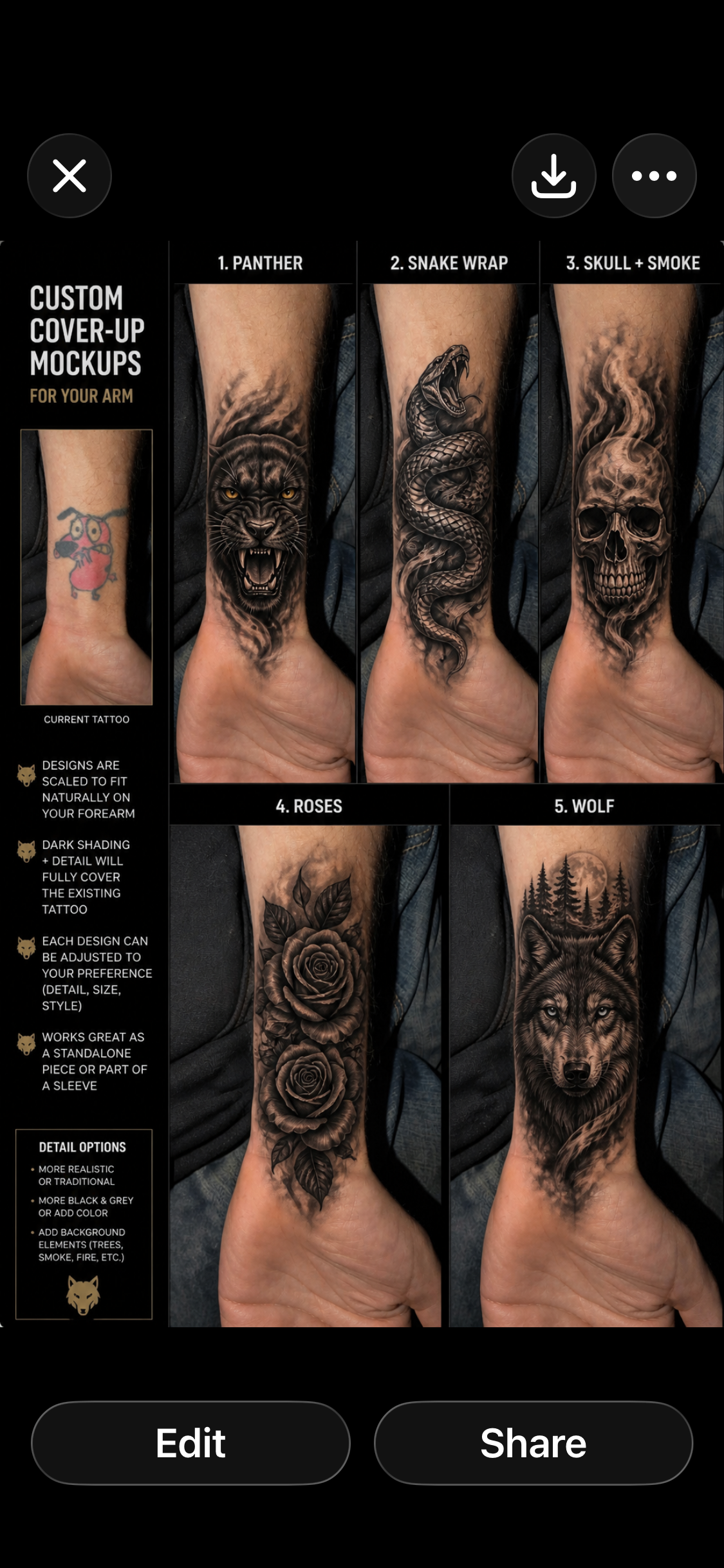 Cover-Up & Design Service