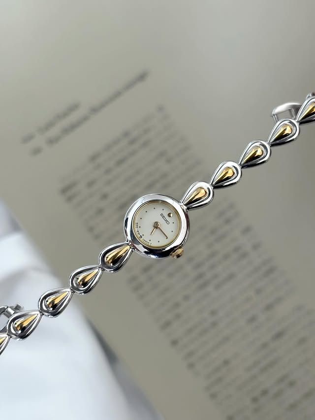 Seiko Tisse 1E20-0540 Teardrop Dual-Tone