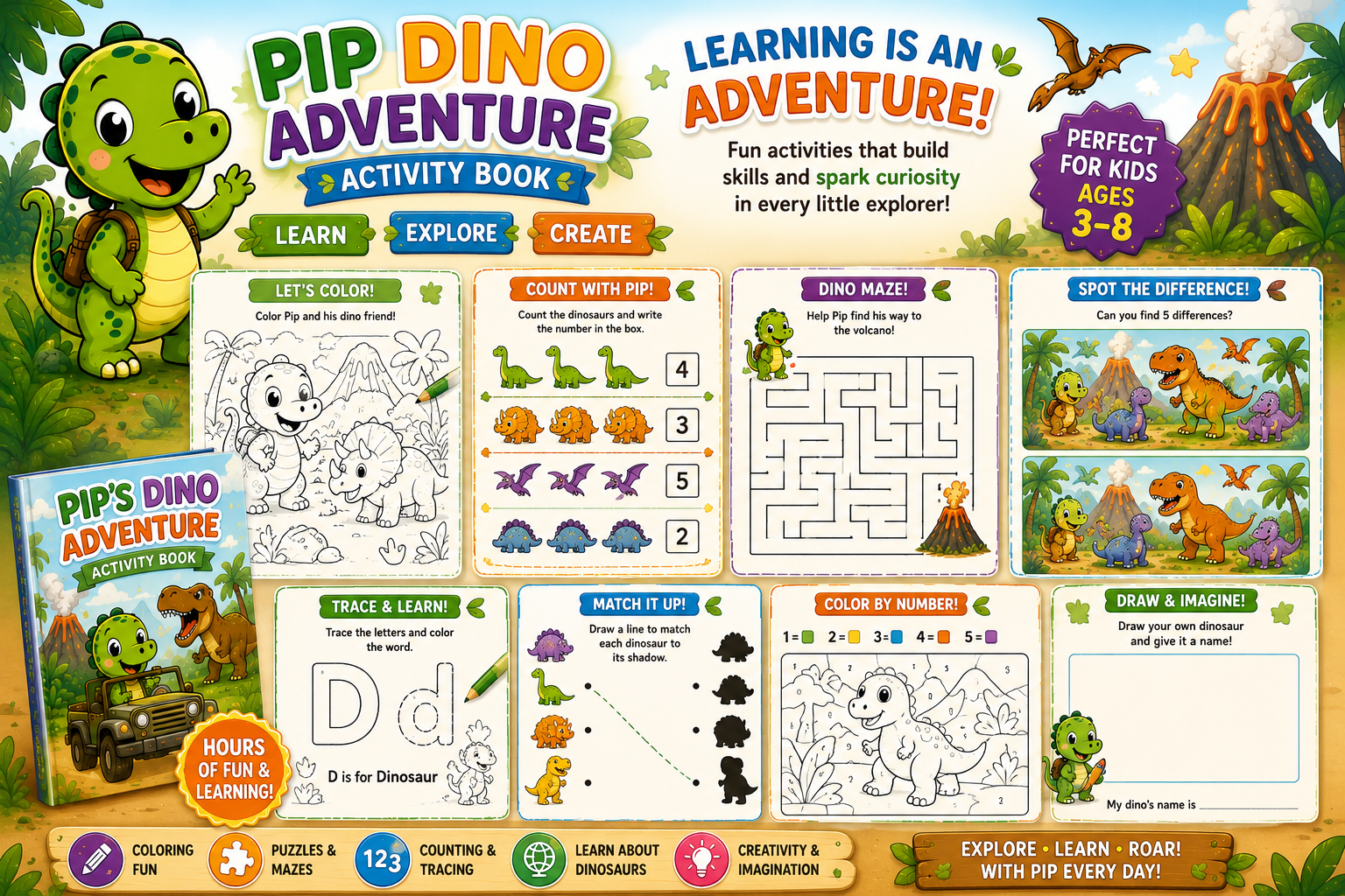 Pip Dino Adventure
