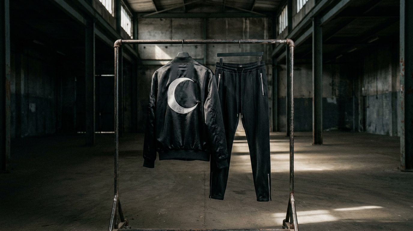 BLACKOUT SET — Bomber + Trackpants