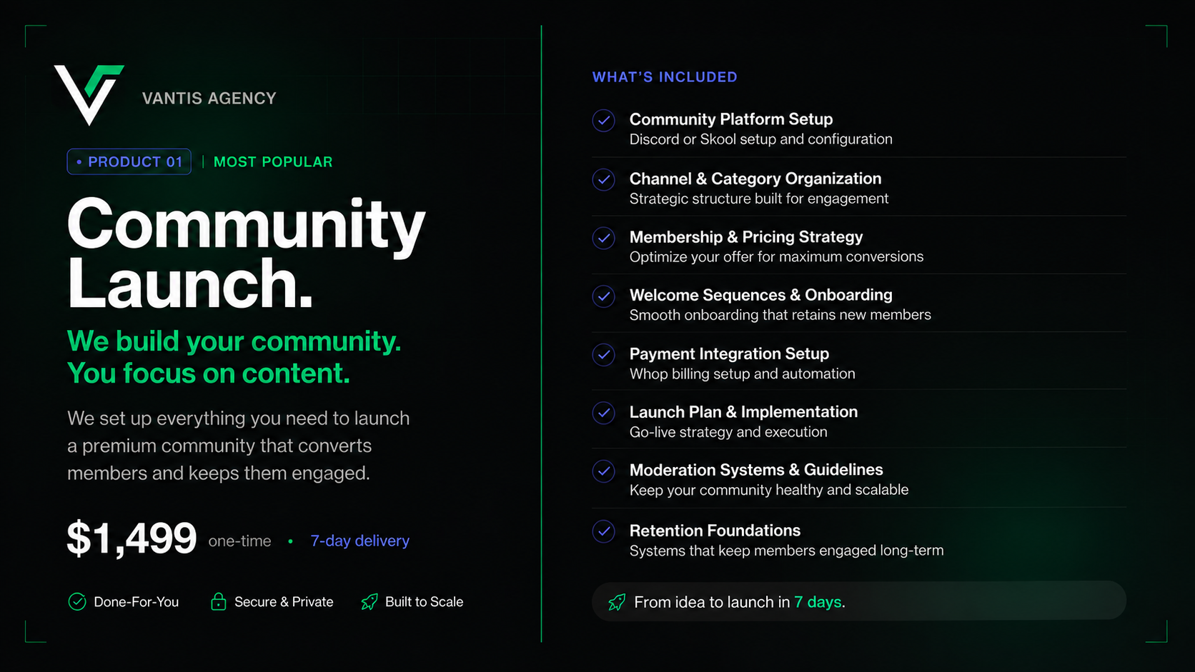 Community Launch Setup | Influencer 