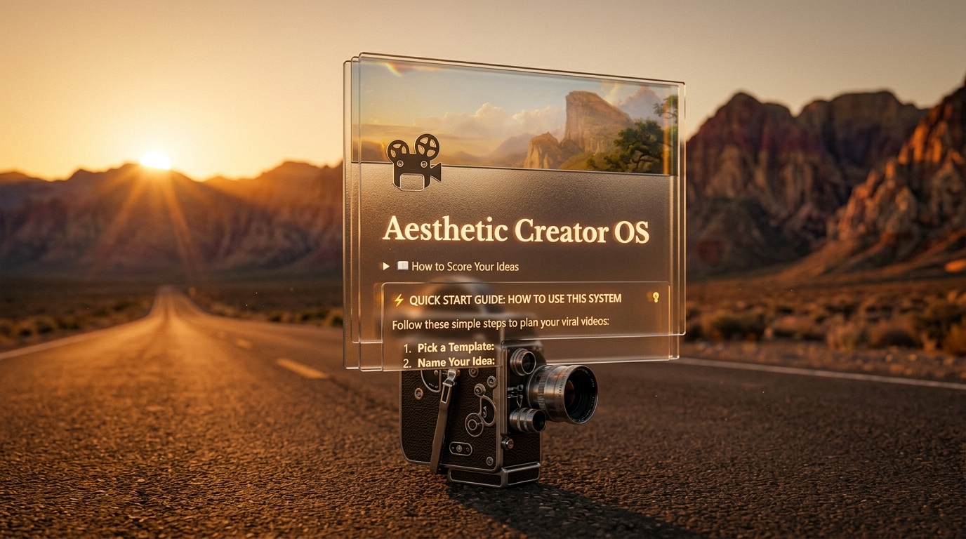 Aesthetic Creator OS — Notion Template for Content Creators