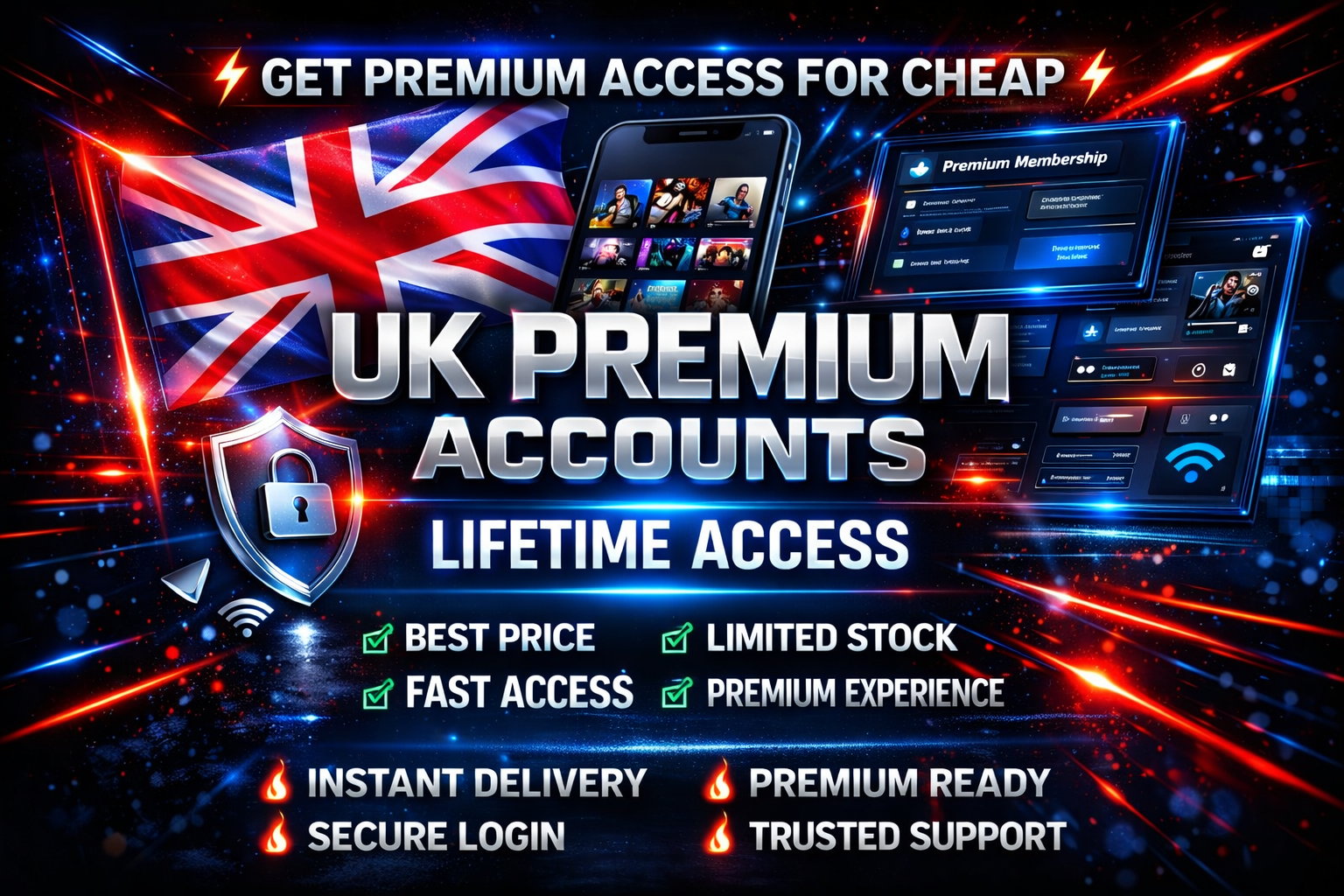 UK Premium Account Access