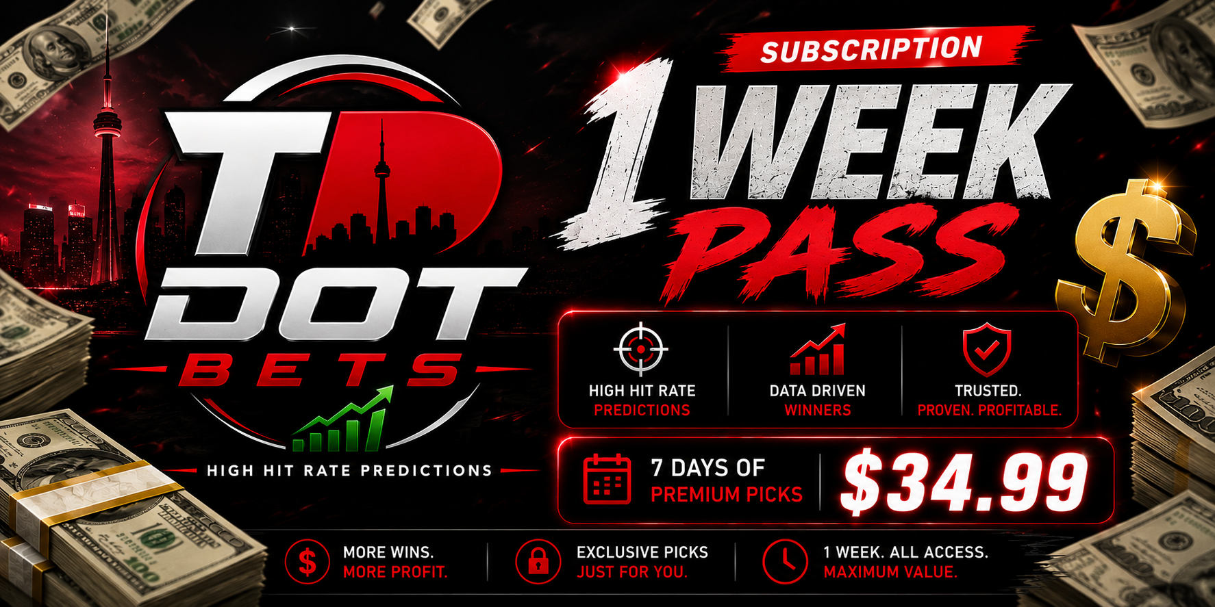 ONE WEEK PASS🔥🔥🔥