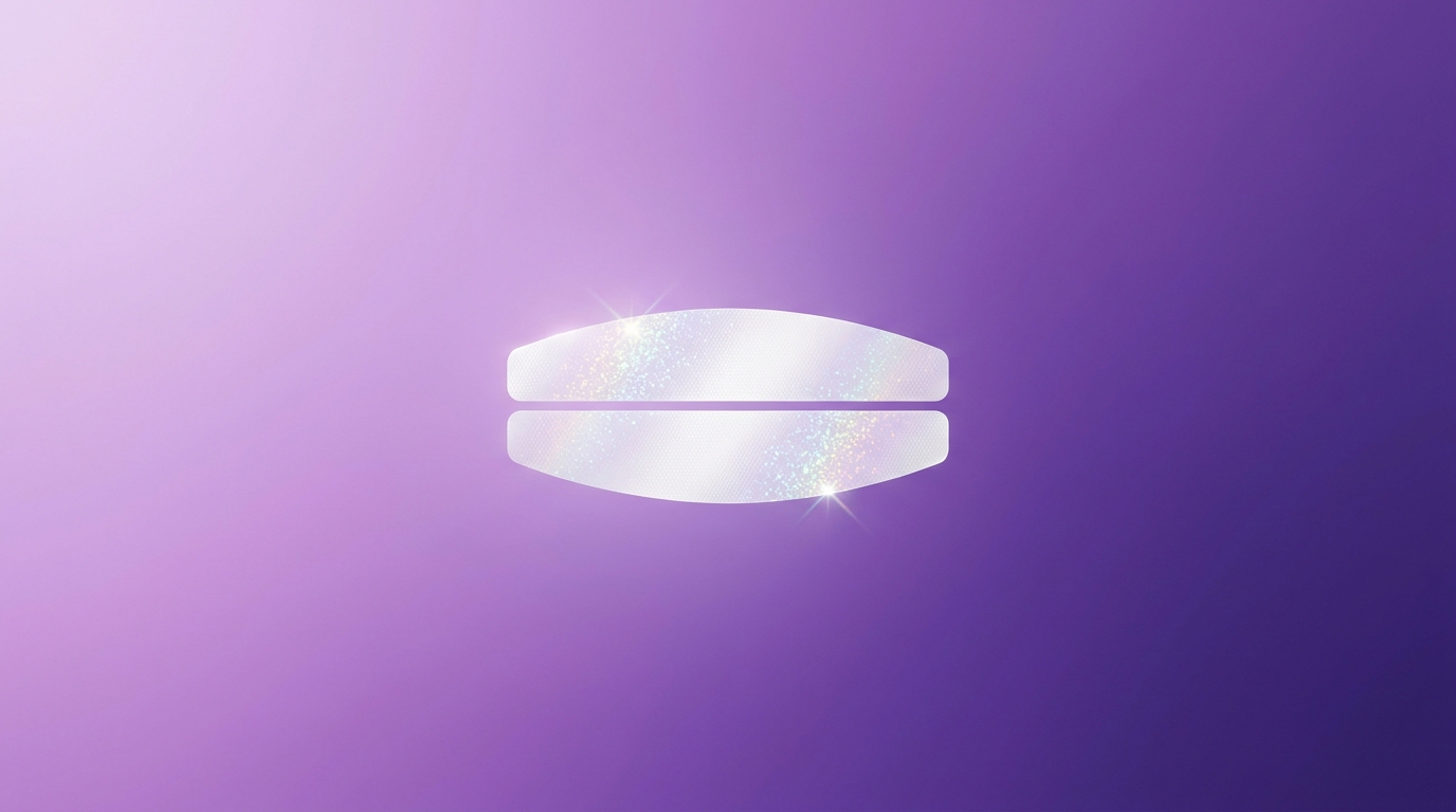 Tiras Blanqueadoras Moradas — Kit 14 Pares