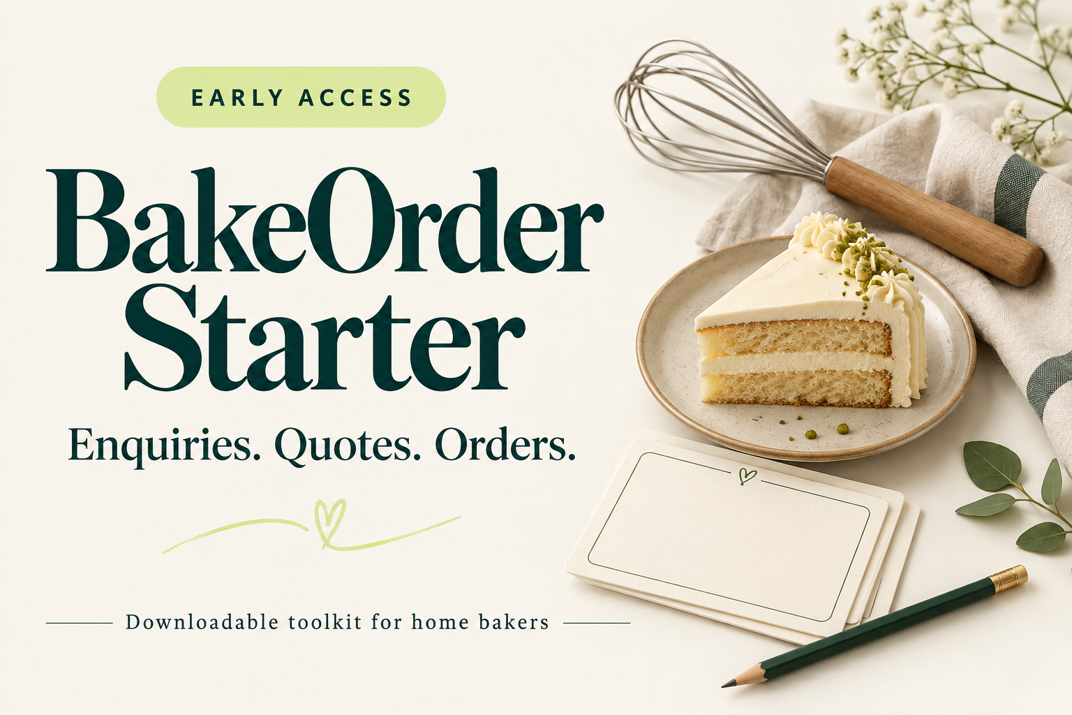 BakeOrder Starter-Early Access