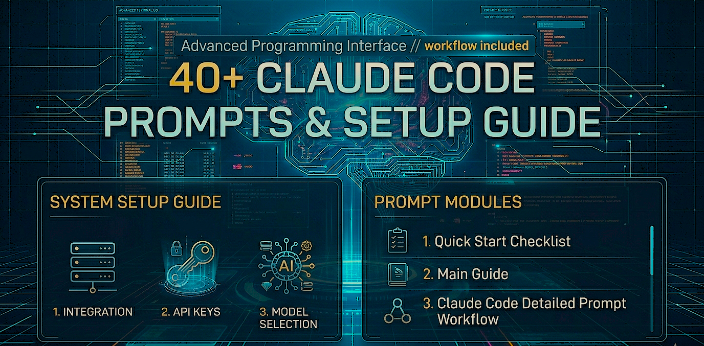 Claude Code 40+ Prompt bundle with Workflow 