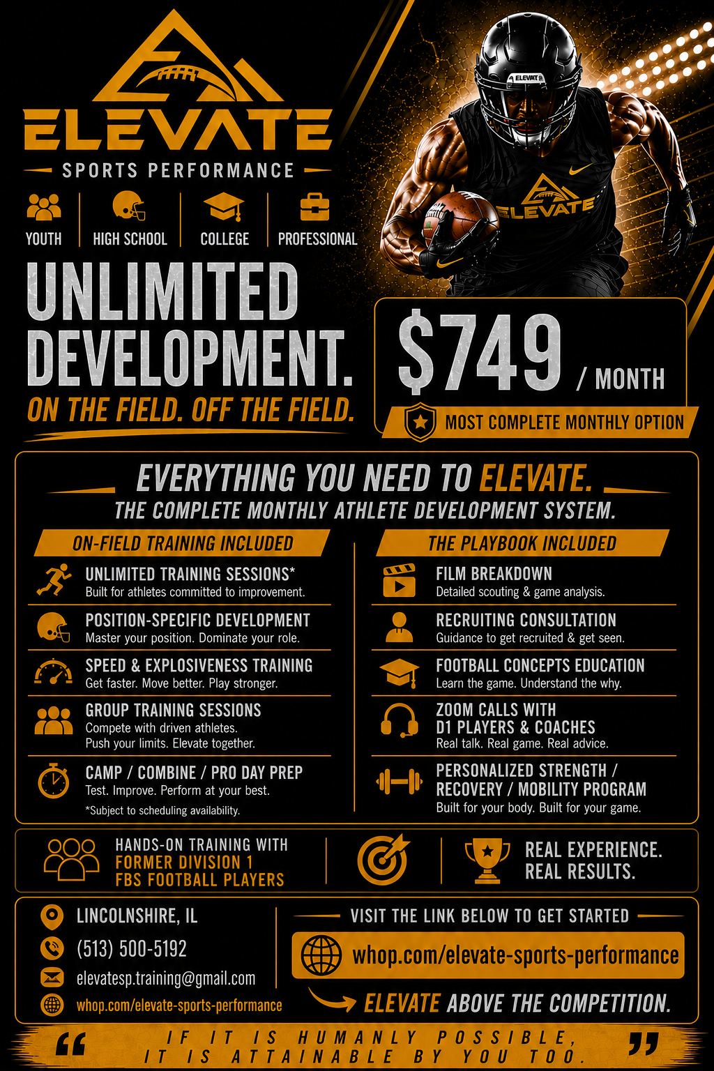 Monthly Training Plan + The Playbook