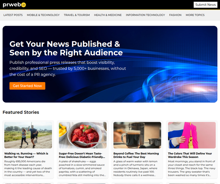 PRWeb Press Release Hub