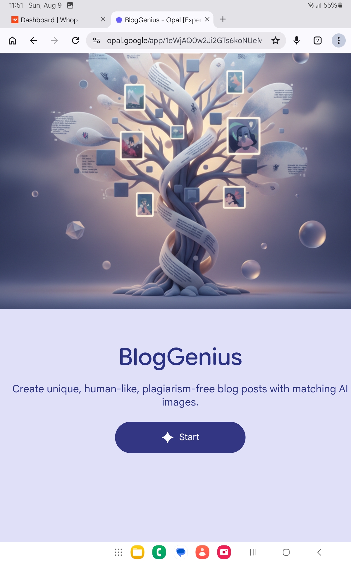 Ai blog writer with relevant images