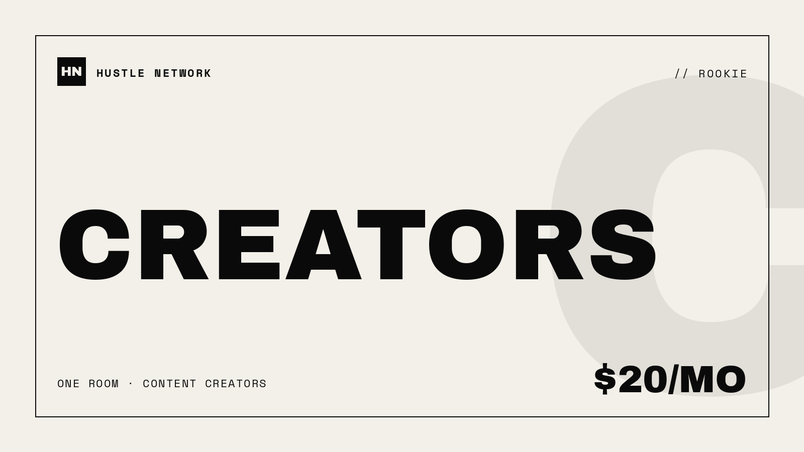 Rookie - Creators