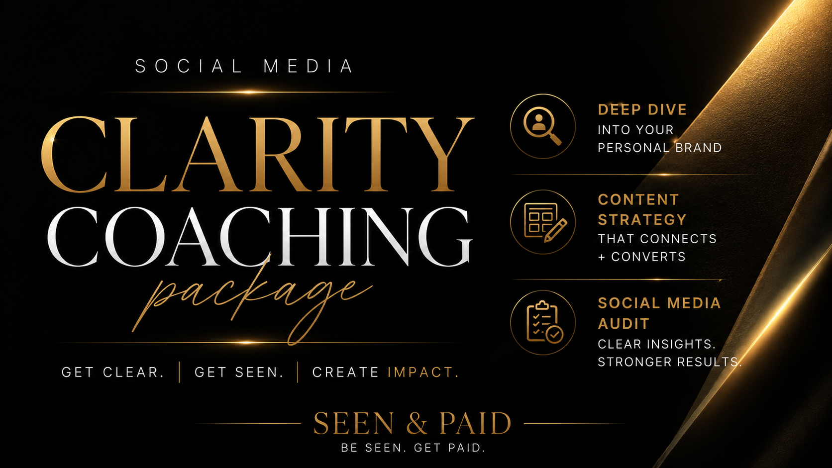 Clarity coaching package 