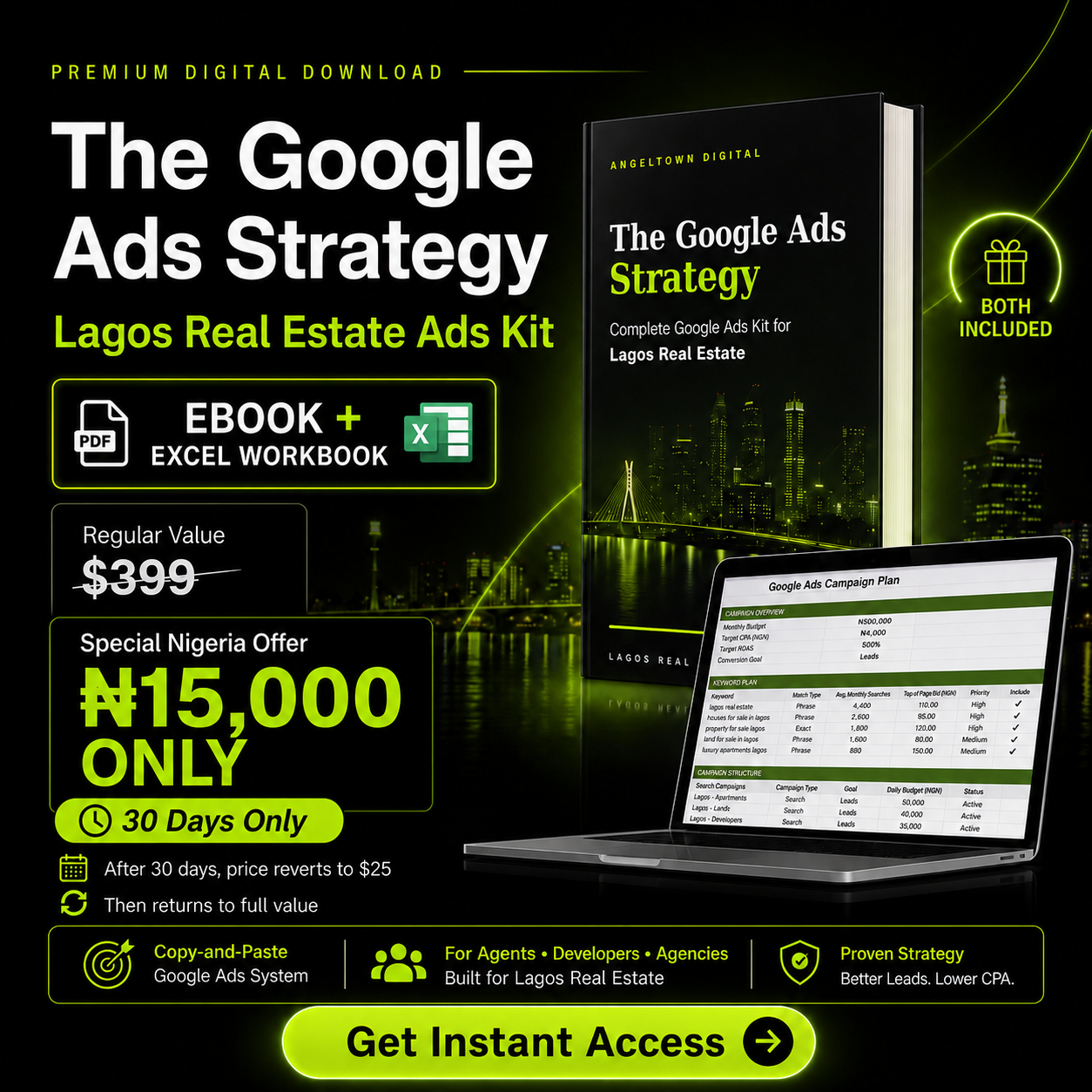 The Google Ads Strategy – Lagos Real Estate Ads Kit