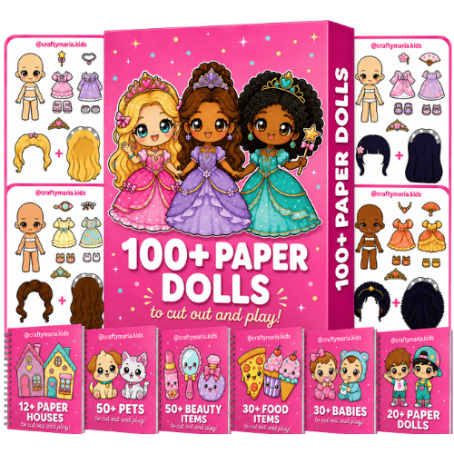 100+ Paper Dolls - Complete Bundle