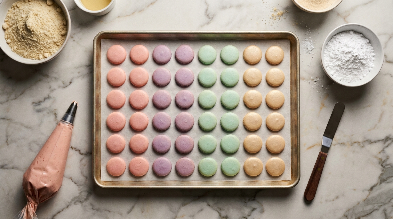French Macaron Consistency Mastery