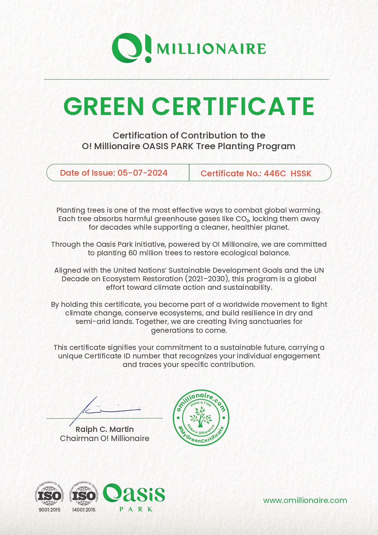 Green Certificate