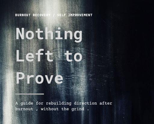 nothing left to prove