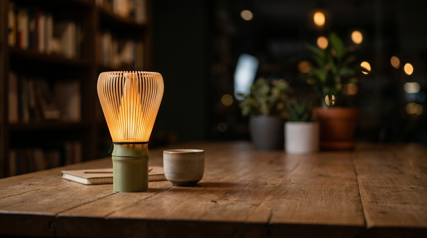 Matcha Whisk Lamp