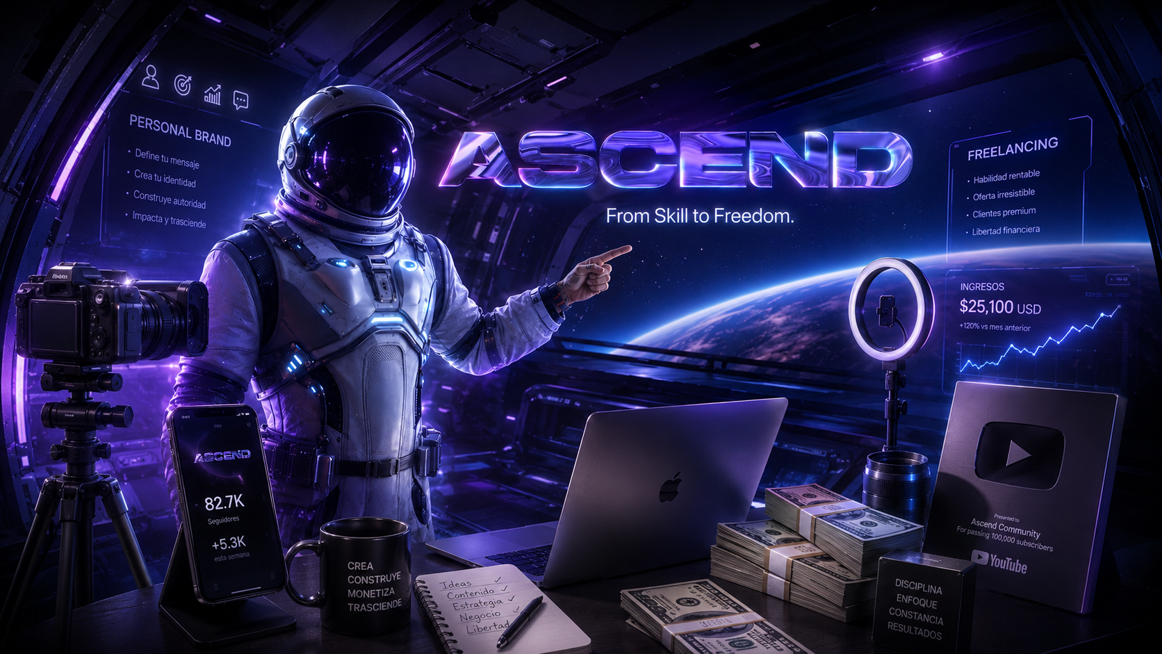 Ascend from Skill to Freedom