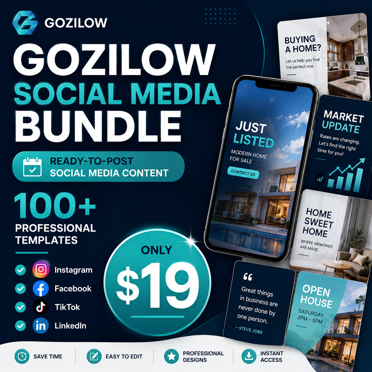 Social Media Bundle GOZILOW