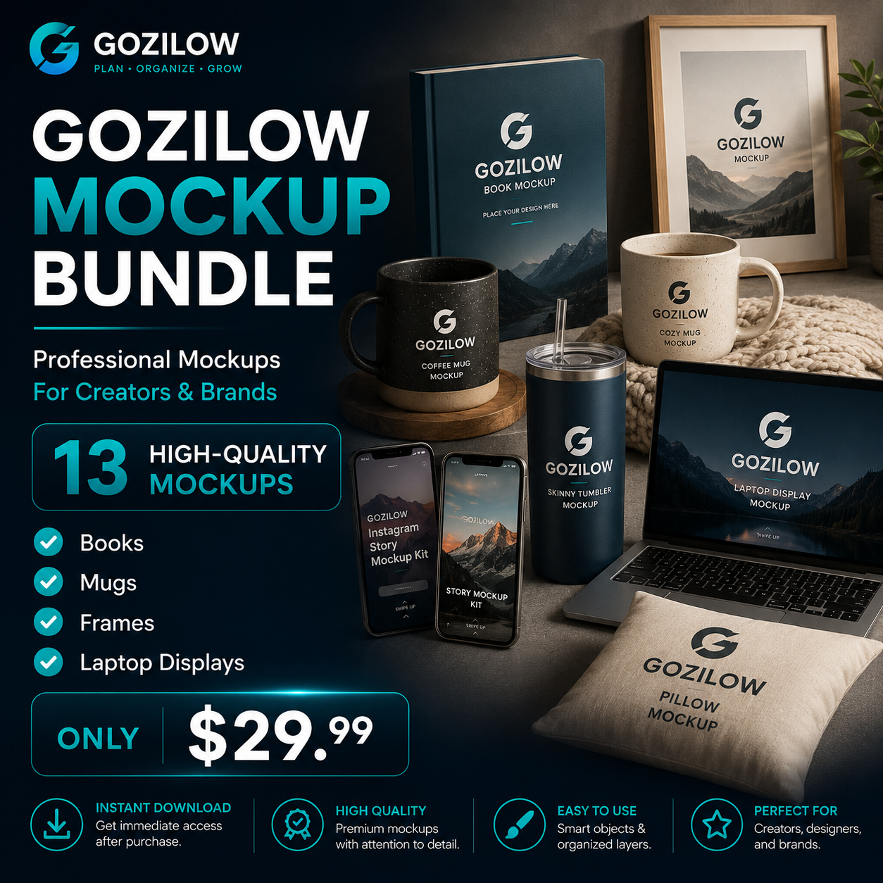 GOZILOW Mockup Bundle